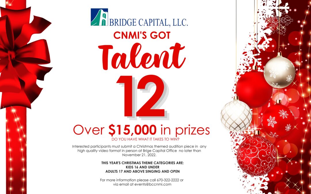 Bridge Capital to host the 12th edition of CNMI Got Talent
